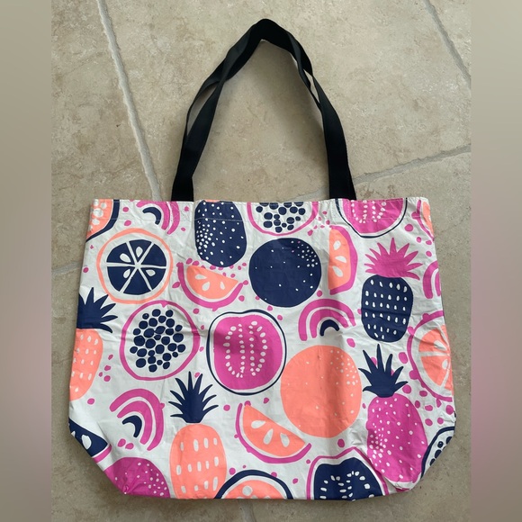 ALOHA Collection Luau Punch Nectar Zipper-Free Tote Bag - Picture 2 of 5